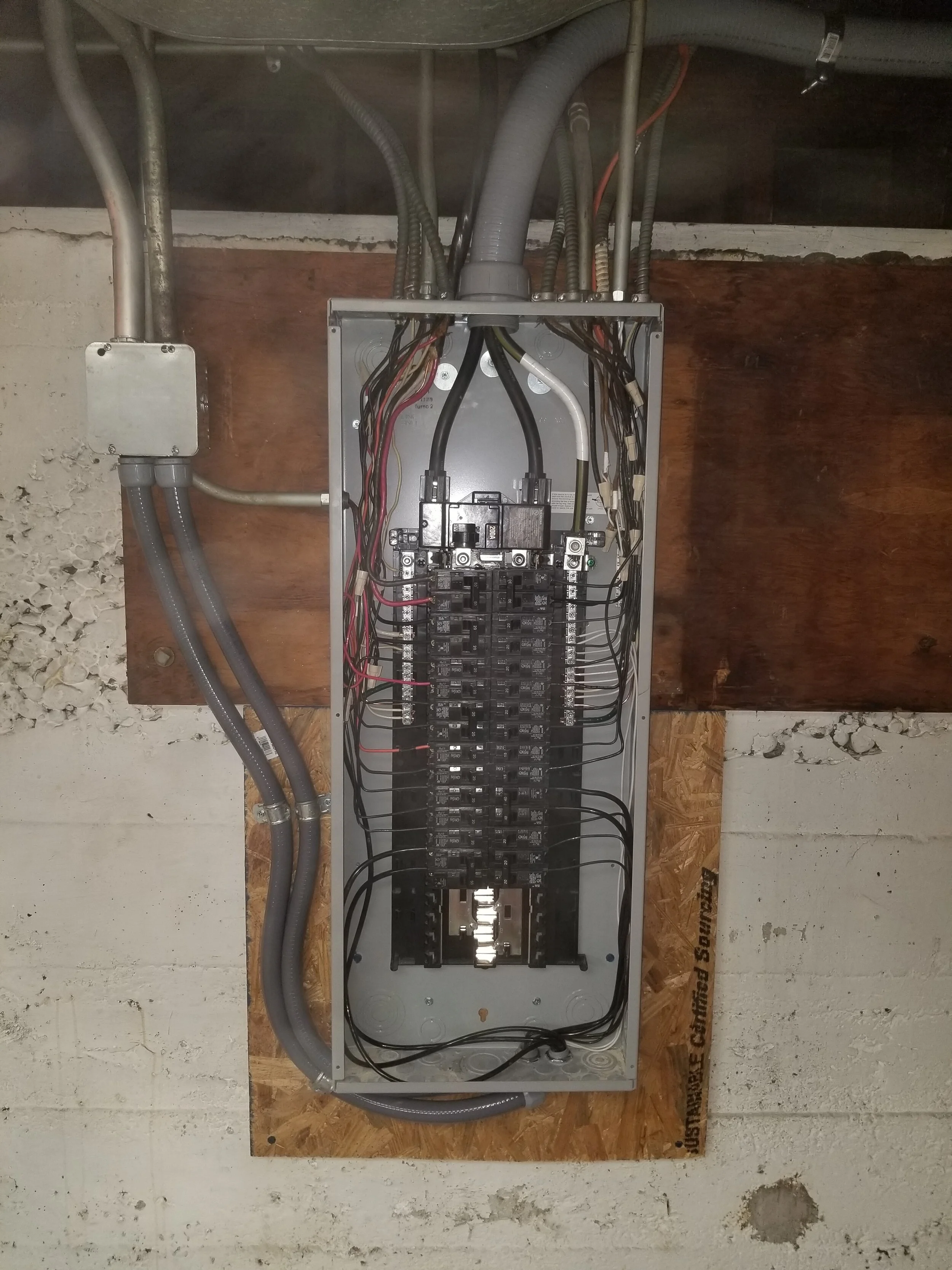 Newman Electric job site photo