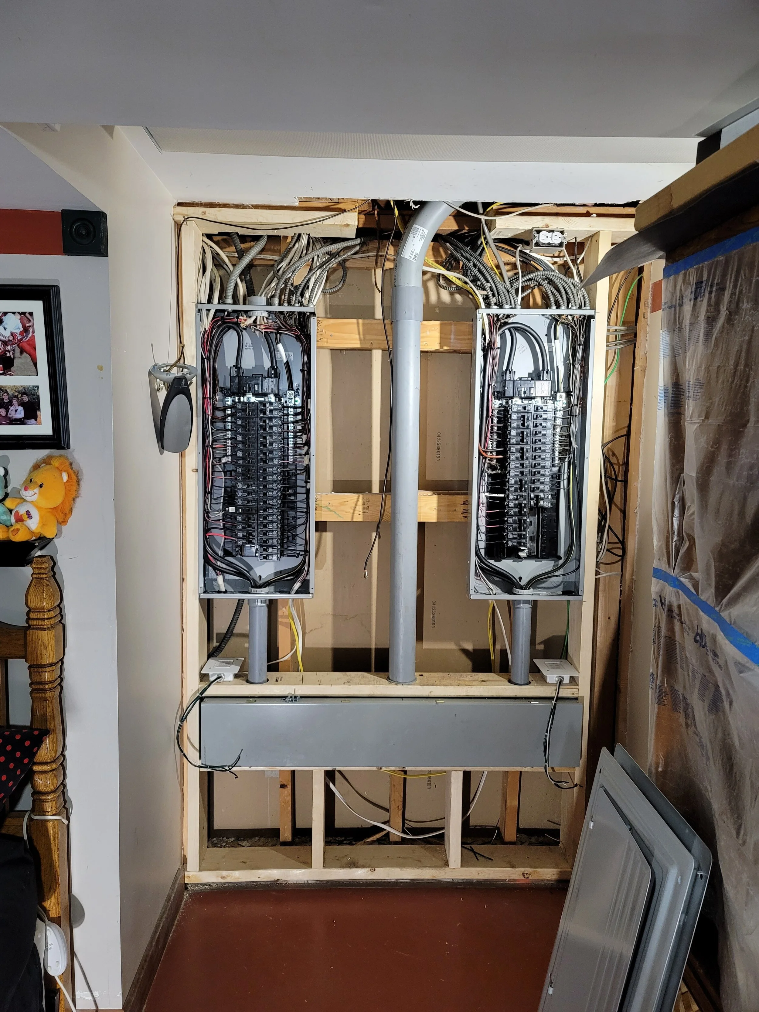 Newman Electric job site photo